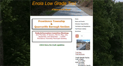 Desktop Screenshot of enolalowgradetrail.com